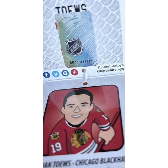 Bleacher Creatures Chicago Blackhawks NHL Plush Player #19 Jonathan Toews - Picture 4 of 8